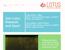 Tablet Screenshot of lotusaz.com